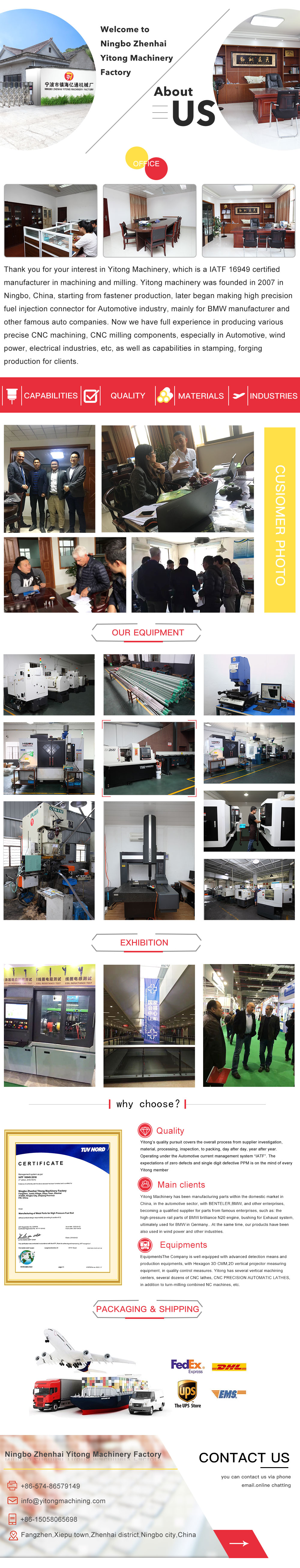 Custom CNC Machining factory